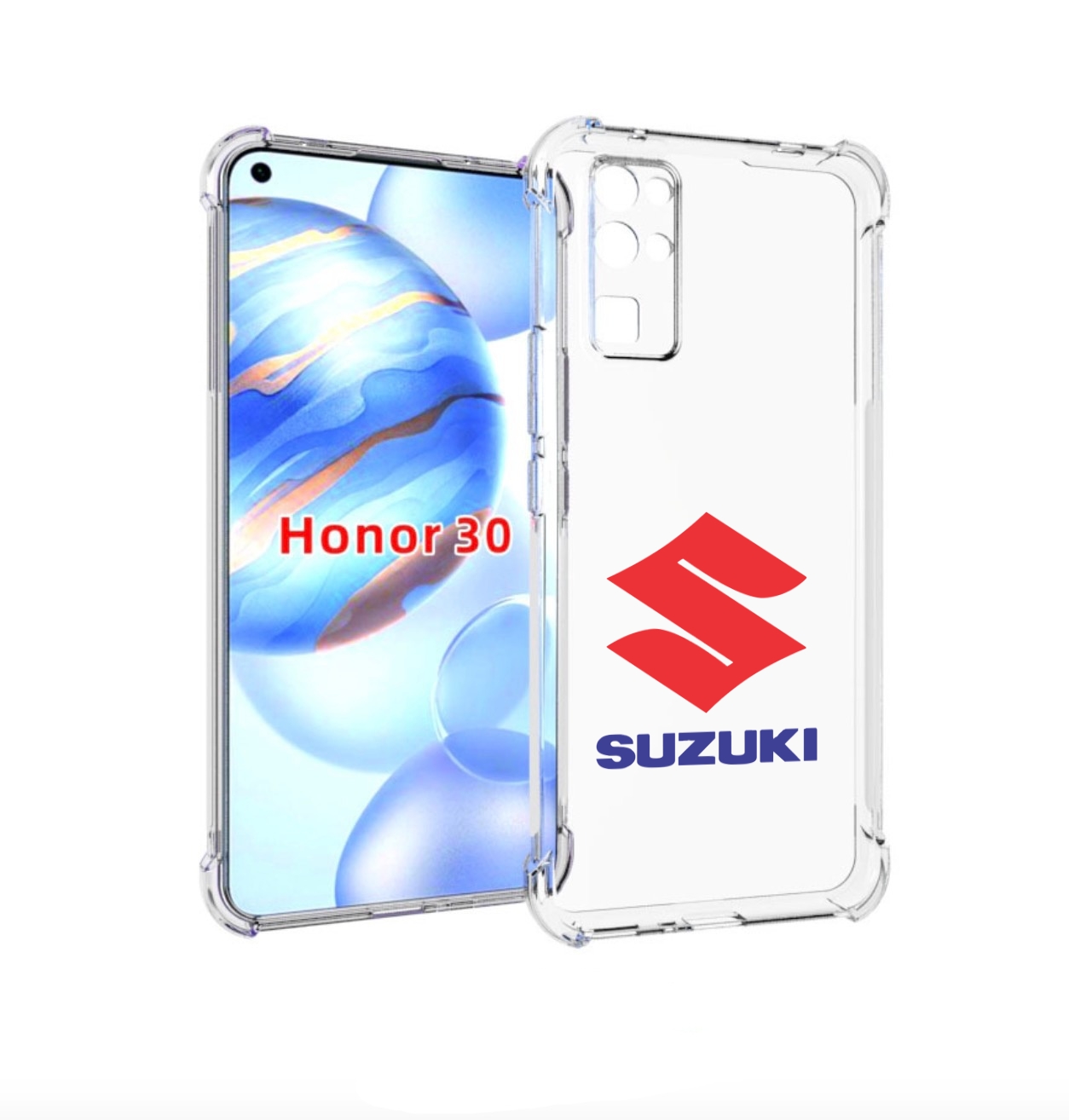

Чехол бампер MyPads suzuki-сузуки-3 мужской для Honor 30 (BMH-AN, Прозрачный, Tocco