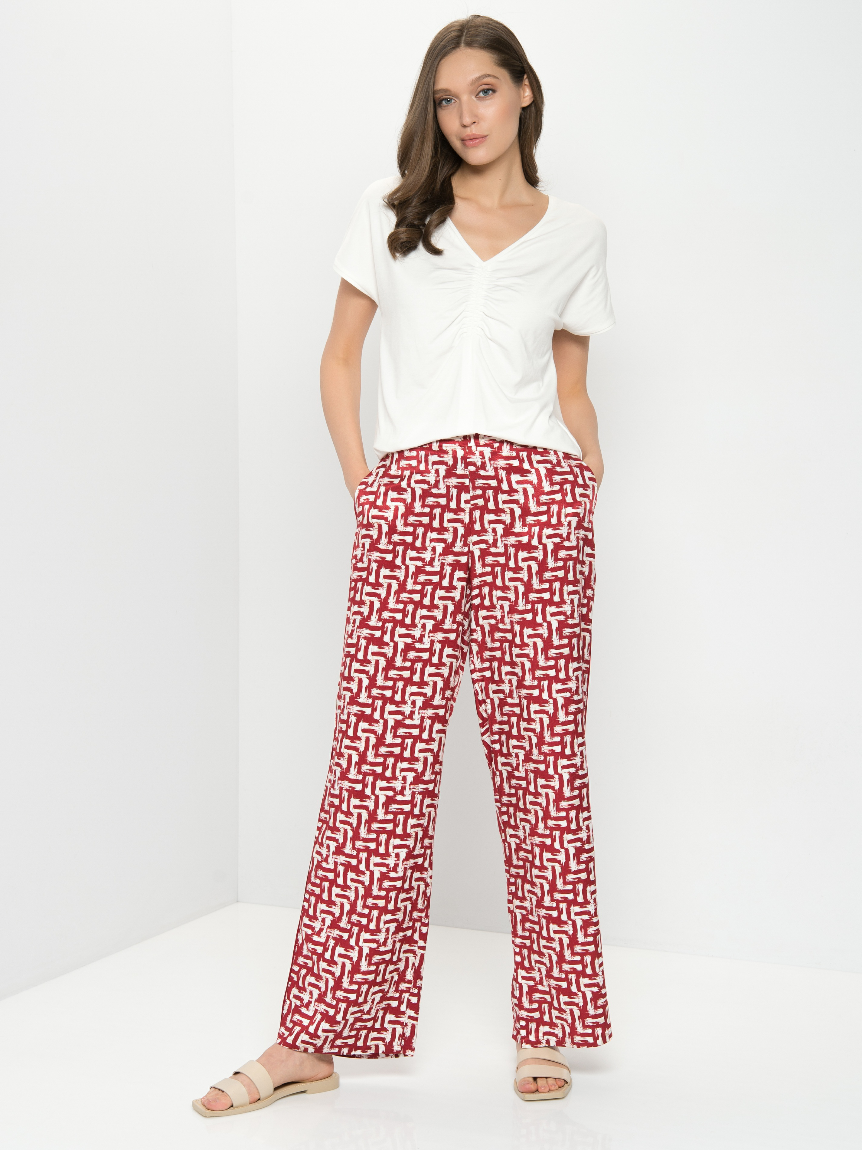 

Брюки женские Gerry Weber 720024-31226-6122 коричневые 34, 720024-31226-6122