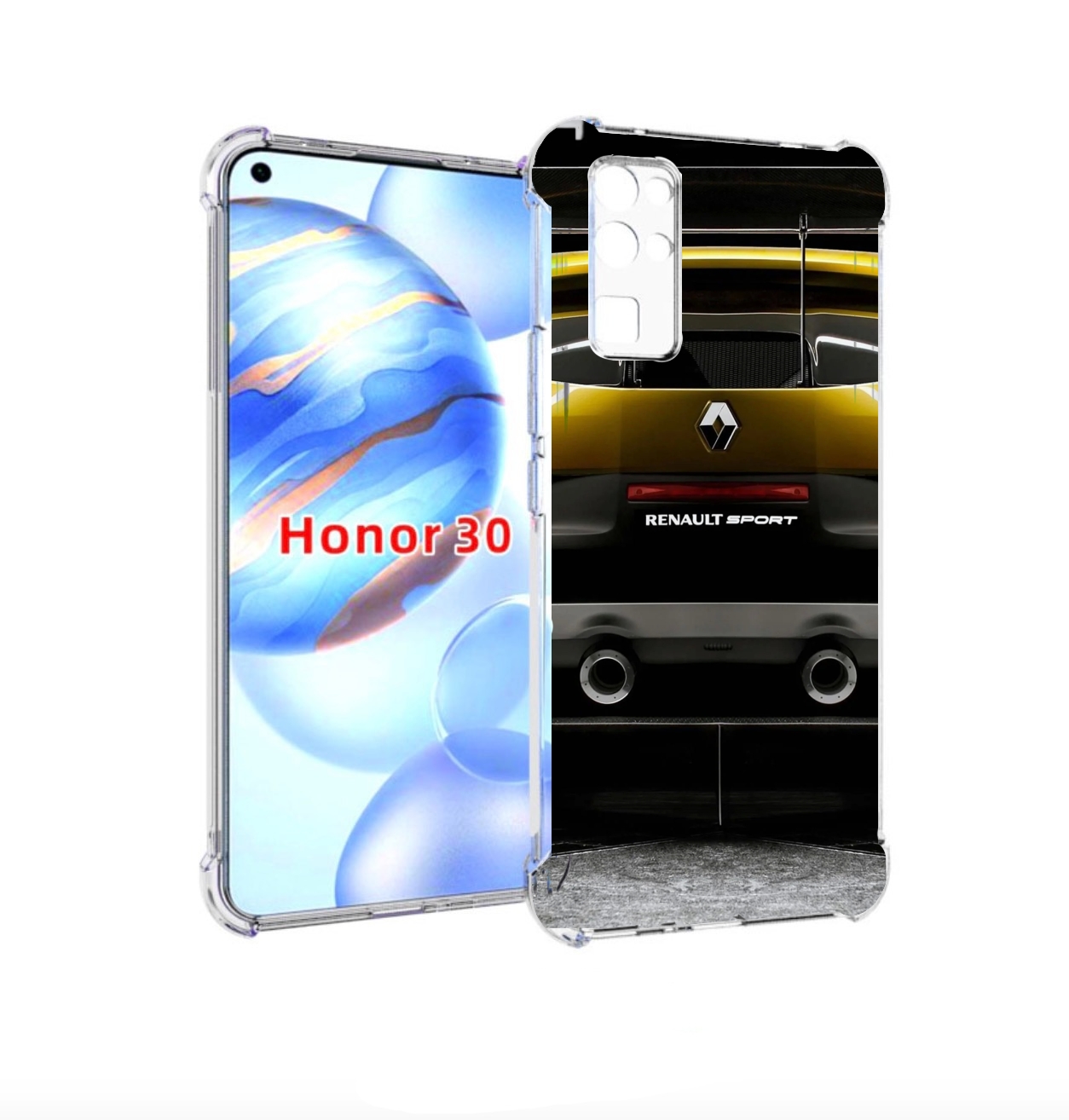 

Чехол бампер MyPads renault-рено-3 мужской для Honor 30 (BMH-AN1, Прозрачный, Tocco