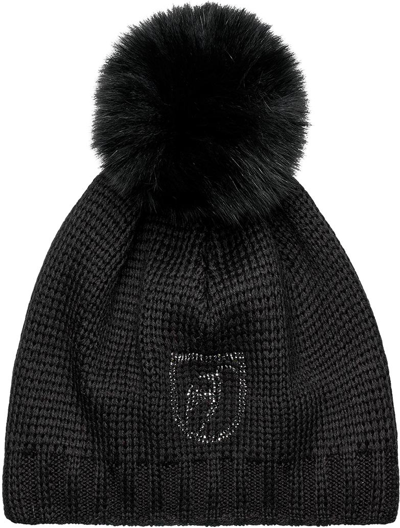 Шапка бини женская Toni Sailer Beanie Fur (20/21) black, one size