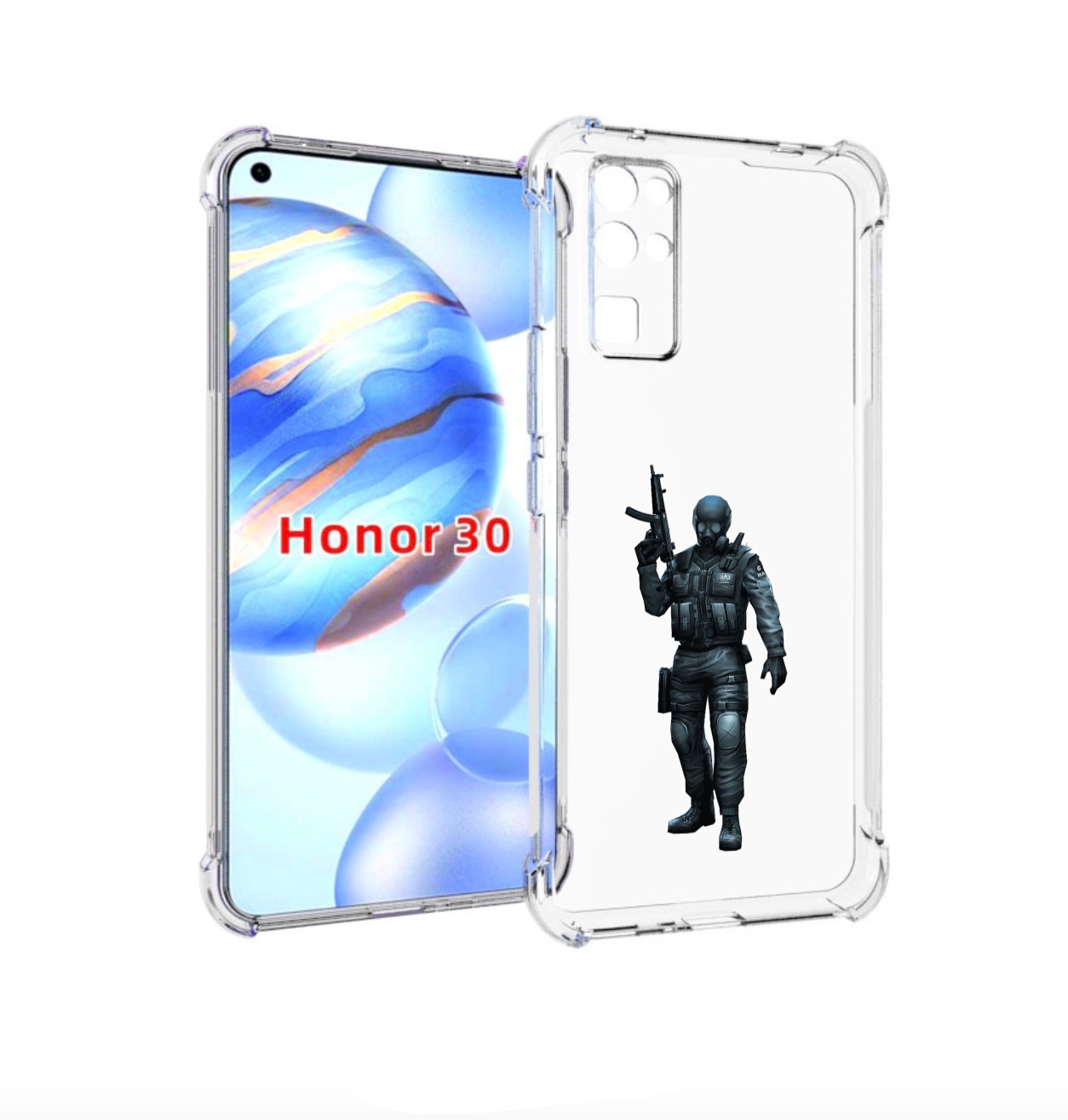 

Чехол бампер MyPads crossfire для Honor 30 (BMH-AN10) противоуда, Прозрачный, Tocco