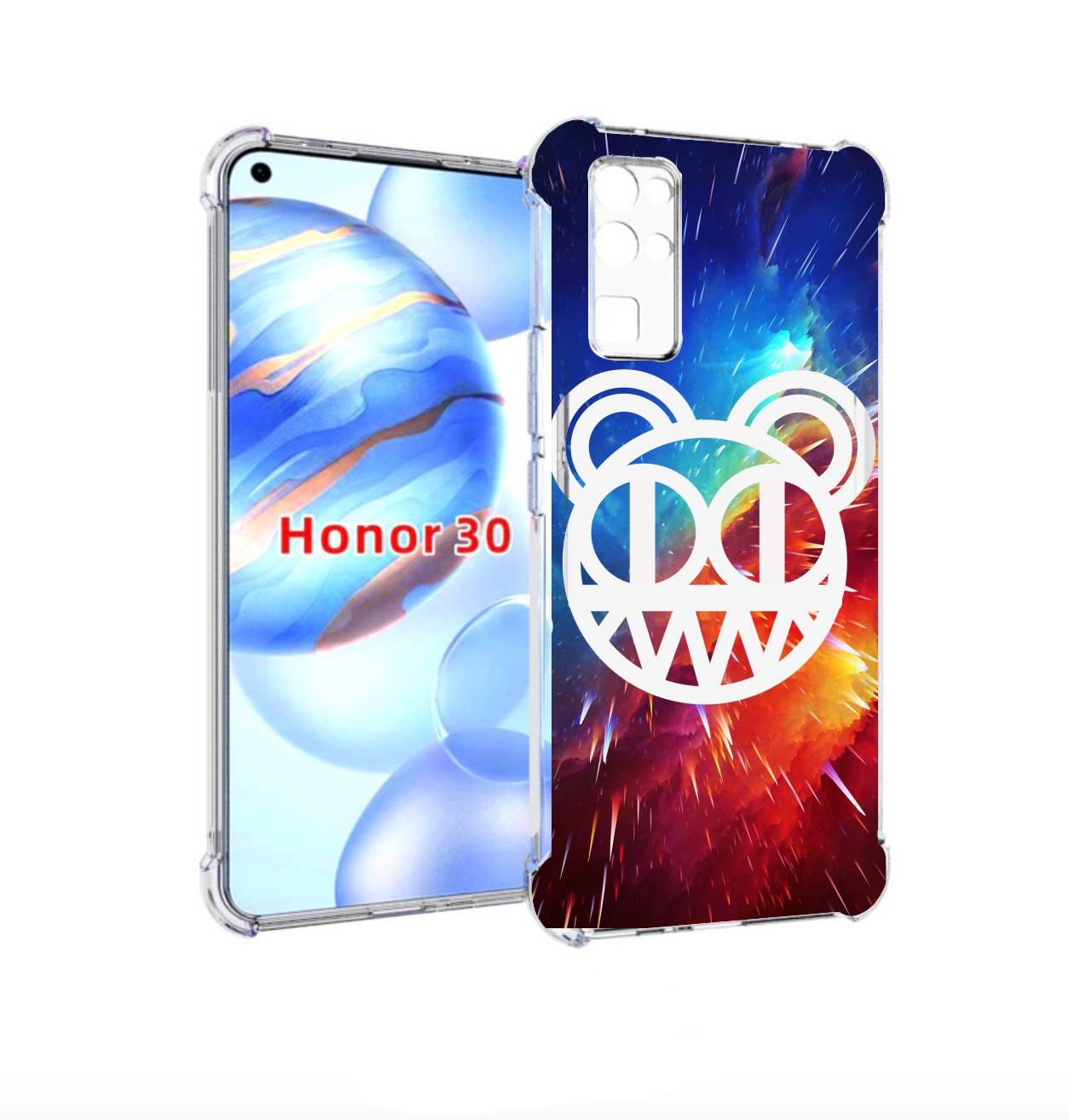 

Чехол бампер MyPads radiohead cosmos для Honor 30 (BMH-AN10) про, Прозрачный, Tocco