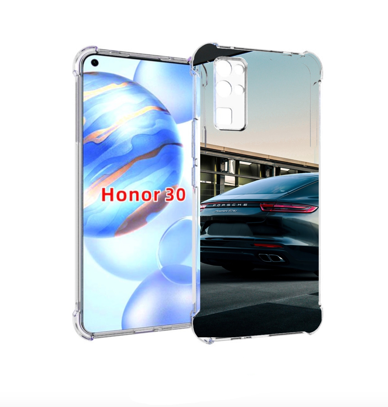 

Чехол бампер MyPads porsche порш 4 для Honor 30 (BMH-AN10) проти, Прозрачный, Tocco