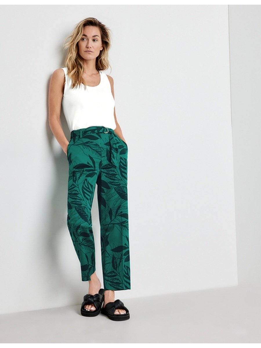 

Брюки женские Gerry Weber 720020-31412-5111 зеленые 40, 720020-31412-5111