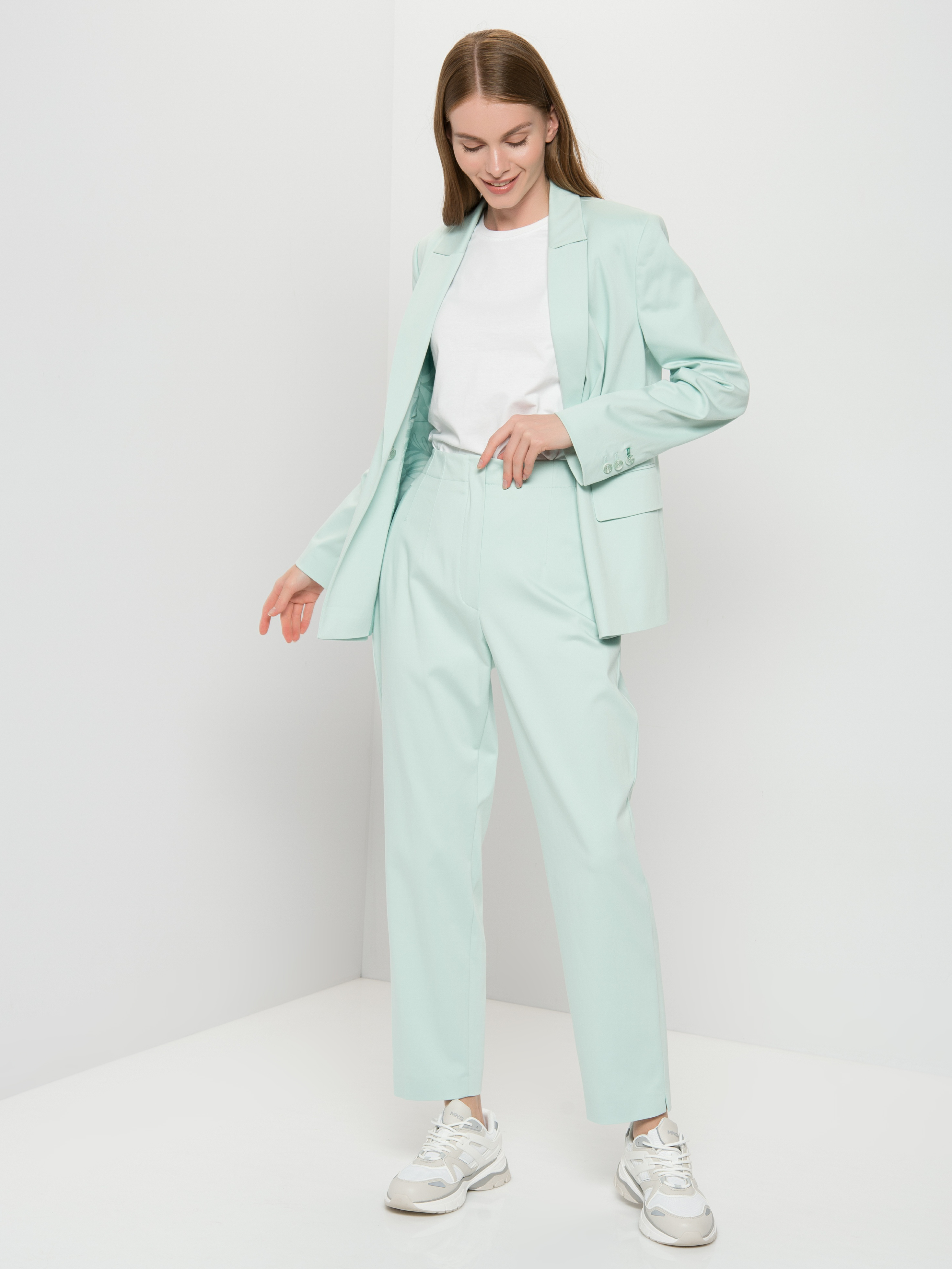 

Брюки женские Gerry Weber 720016-31337-50922 зеленые 44, 720016-31337-50922