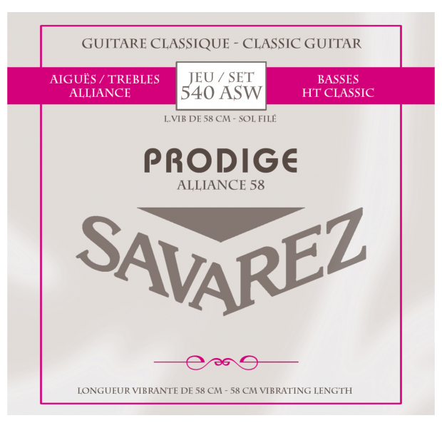 

Savarez 540asw Alliance Ht Classic Prodige - Струны для класической гитары размер 3/4