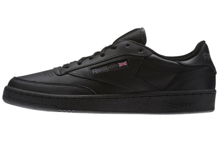 

Кеды унисекс Reebok Club C 85 черные 42.5 EU, Черный, Club C 85