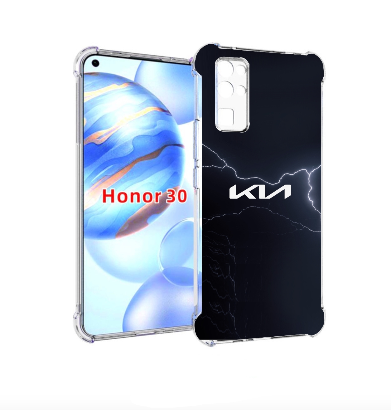 

Чехол бампер MyPads kia киа 2 для Honor 30 (BMH-AN10) противоуда, Прозрачный, Tocco