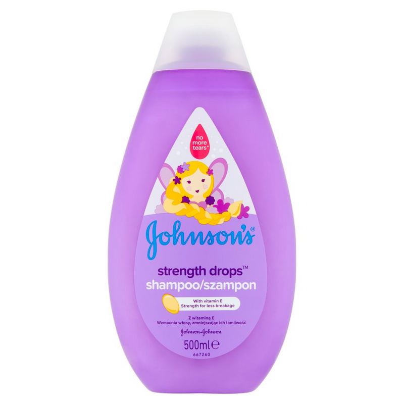 Шампунь детский Johnsons Baby Сильные локоны, 500 мл.