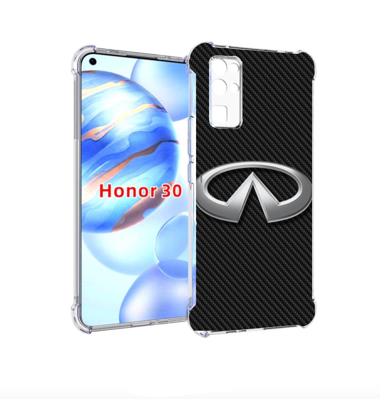 

Чехол бампер MyPads infiniti-инфинити-2 мужской для Honor 30 (BM, Прозрачный, Tocco