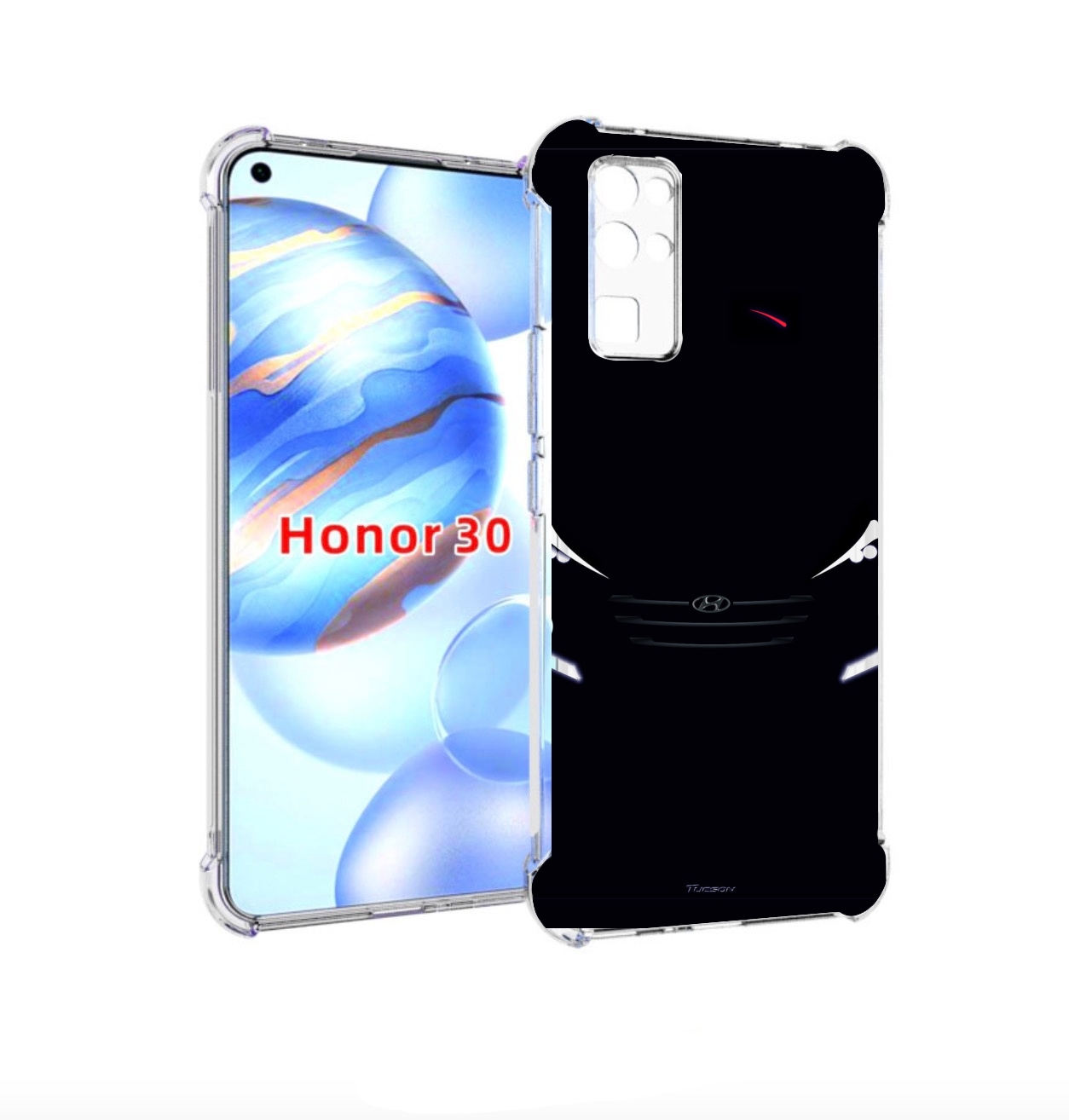 

Чехол бампер MyPads hyundai хендаи 1 для Honor 30 (BMH-AN10) пр, Прозрачный, Tocco