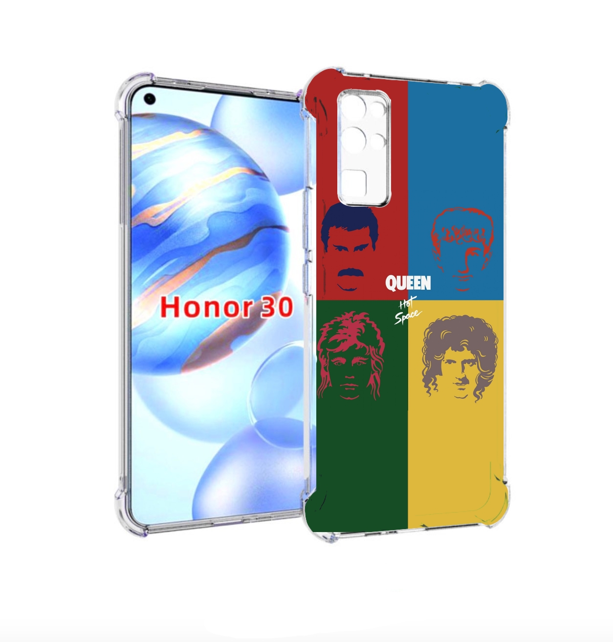 

Чехол бампер MyPads hot space queen альбом для Honor 30 (BMH-AN1, Прозрачный, Tocco