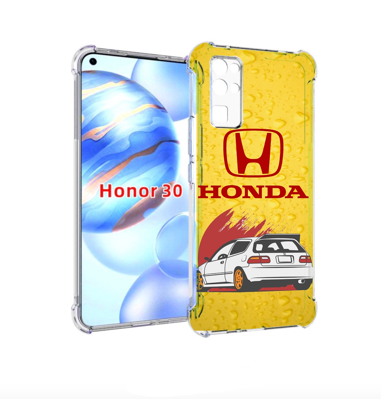 

Чехол бампер MyPads honda-motor для Honor 30 (BMH-AN10) противоу, Прозрачный, Tocco