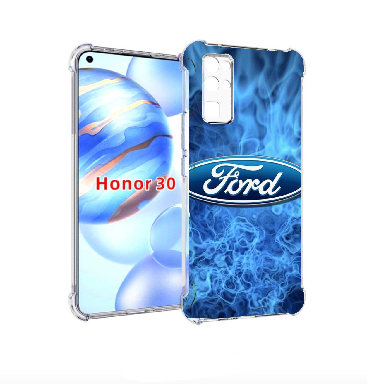 

Чехол бампер MyPads ford-форд-22 м для Honor 30 (BMH-AN10) проти, Прозрачный, Tocco