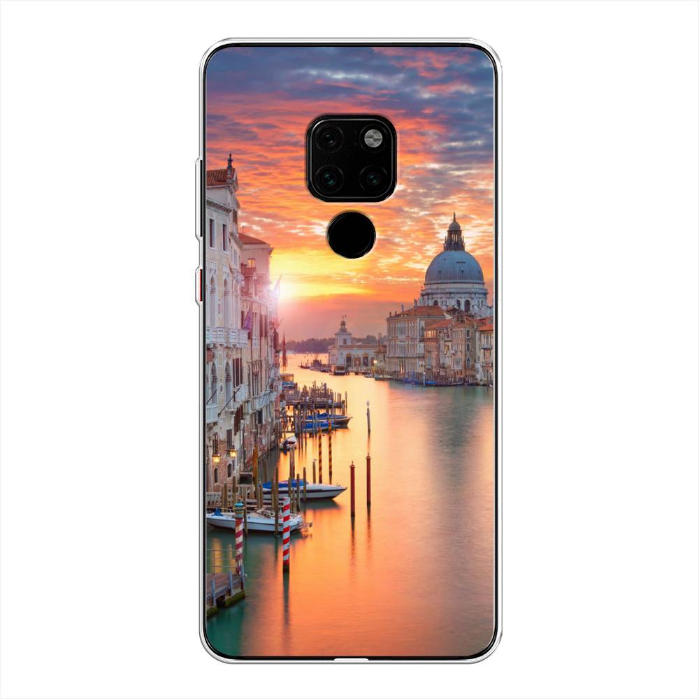 

Чехол на Huawei Mate 20 "Восход 11", Розовый;оранжевый, 66850-2