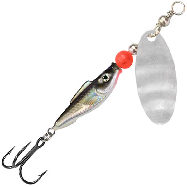 

Блесна AQUA FISH REFLEX-4 15,0g, 23 (классика, плотва, серебро), 2 шт., FISH REFLEX вертушка