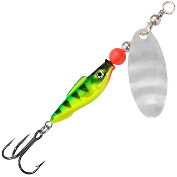 

Блесна AQUA FISH REFLEX- 15,0g, 62 (флуоресцентный окунь, серебро), 2 шт, Разноцветный, FISH REFLEX вертушка