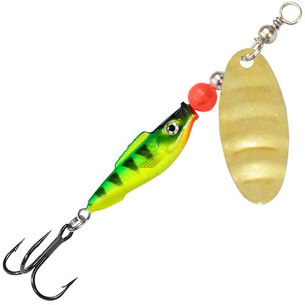 

Блесна AQUA FISH REFLEX- 15,0g, 62 (флуоресцентный окунь, золото), 2 шт, Разноцветный, FISH REFLEX вертушка