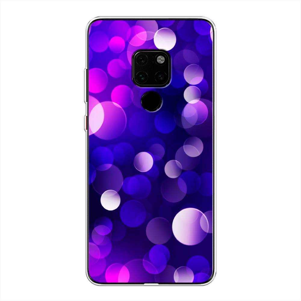 

Чехол на Huawei Mate 20 "Абстракция 27", Фиолетовый, 66850-3