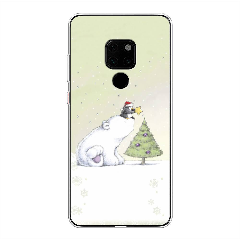 

Чехол на Huawei Mate 20 "Украшение елки", Белый;бежевый, 66850-5
