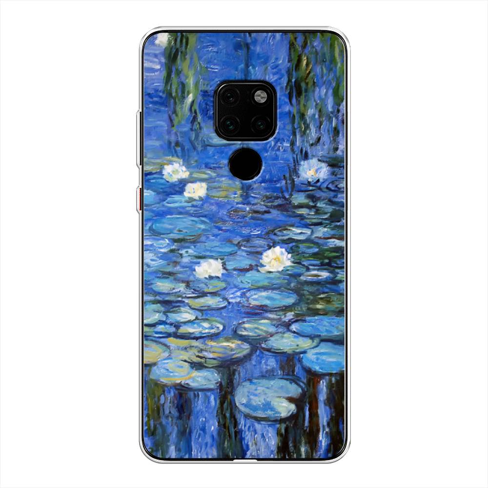 

Чехол на Huawei Mate 20 "Нарисованный пруд", Синий;зеленый, 66850-4
