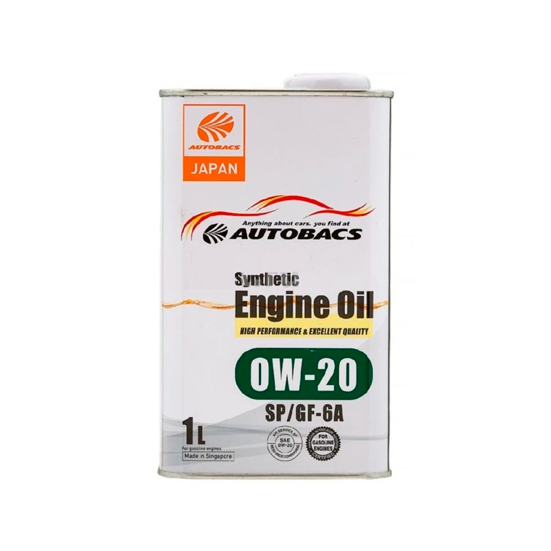 

Моторное масло AUTOBACS 0/20 Synthetic Engine Oil синтетическое Sp/Gf-6 1л