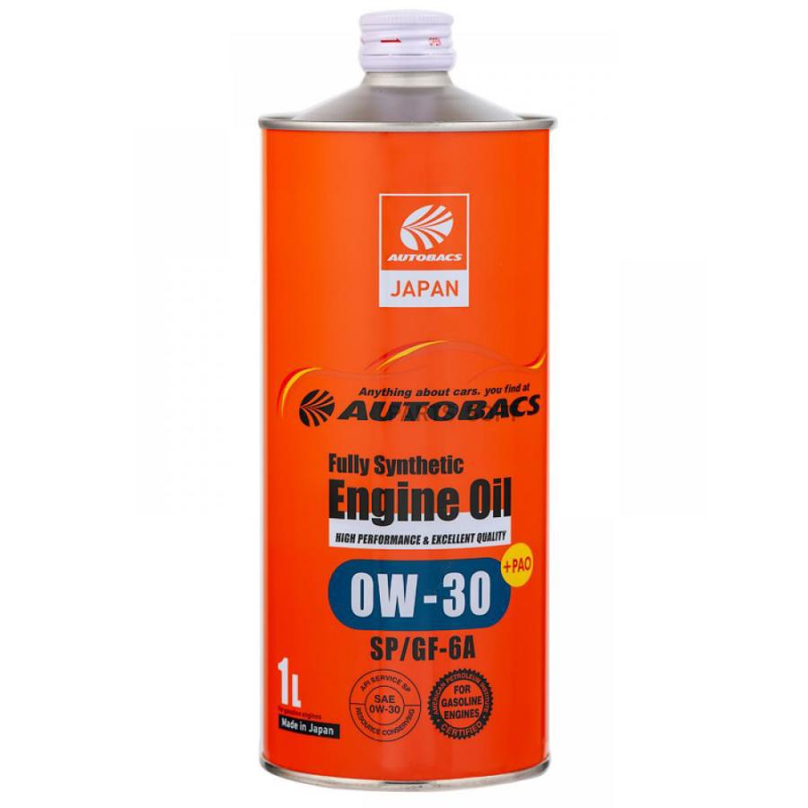 AUTOBACS A00032233 Масло моторное AUTOBACS 0W-30 SP/GF-6 синт. 1L