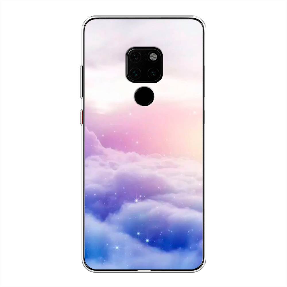 

Чехол на Huawei Mate 20 "Небеса", Голубой;белый;розовый, 66850-2