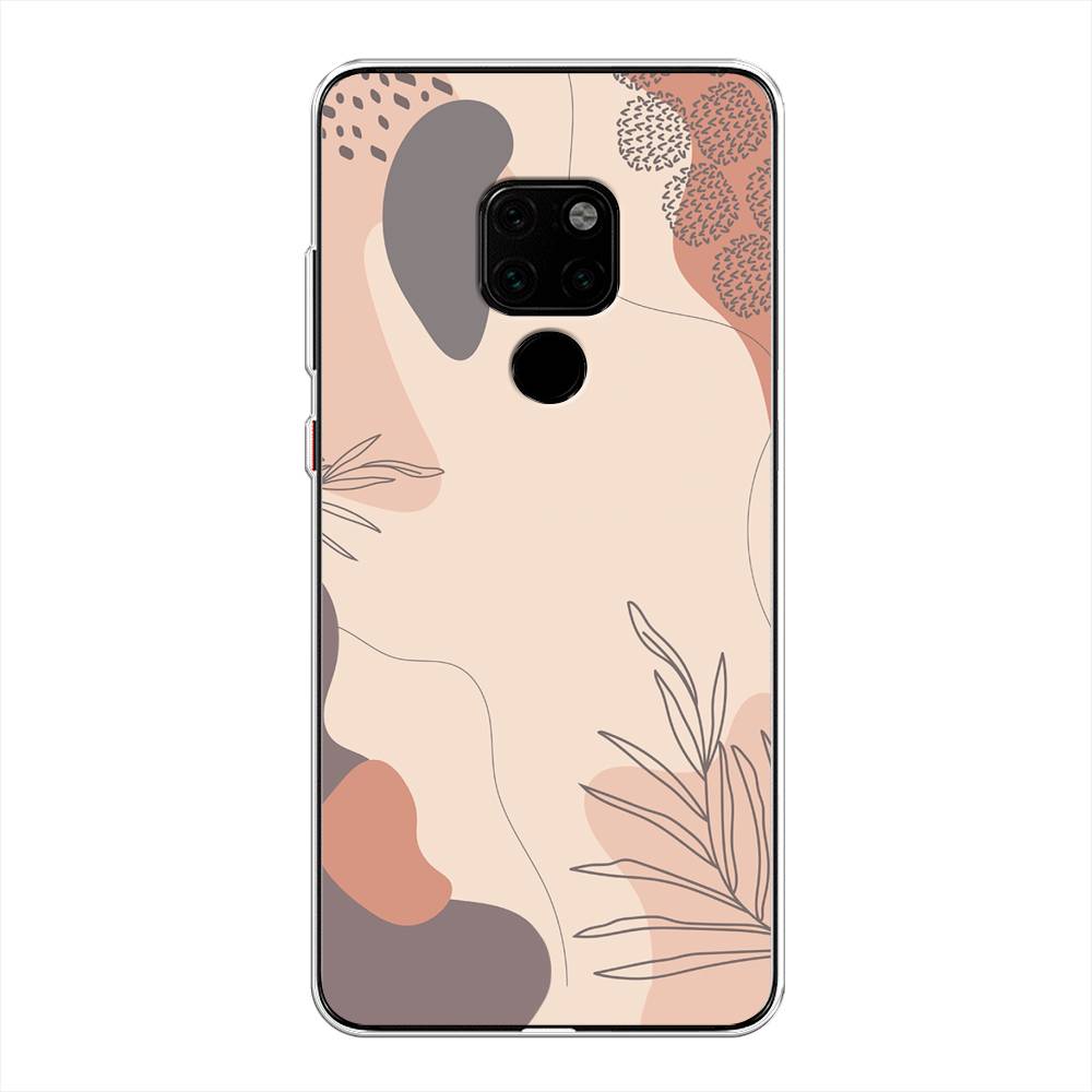 

Чехол на Huawei Mate 20 "Нюдовые тона", Коричневый;серый, 66850-4