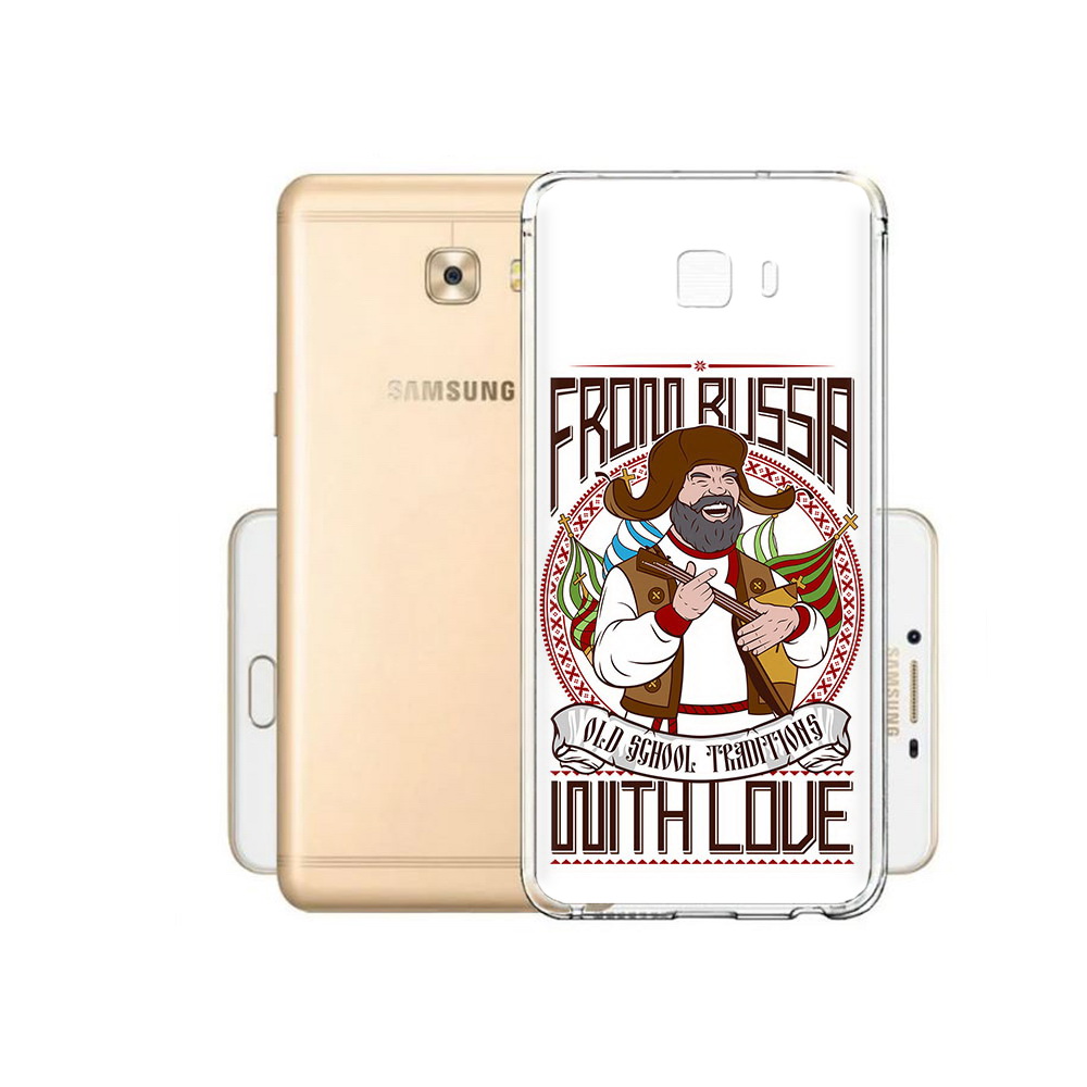 Чехол MyPads Tocco для Samsung Galaxy C9 Pro русский мужчина