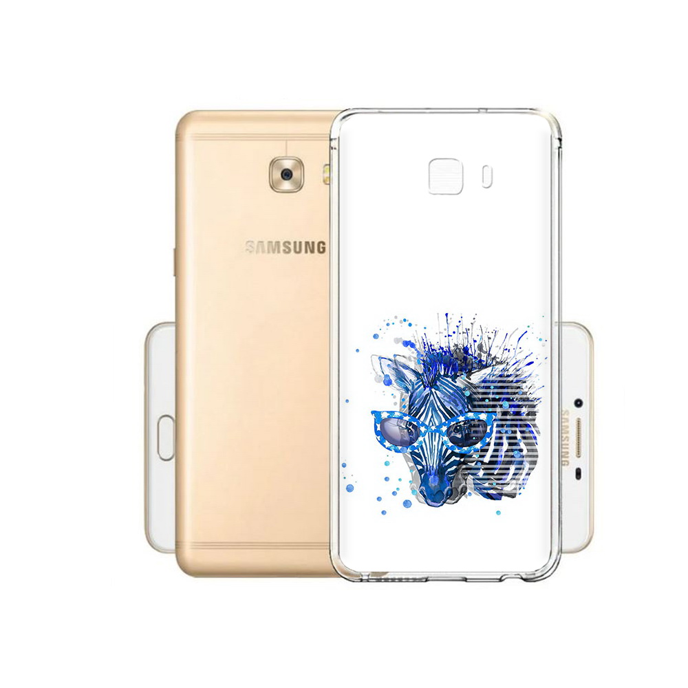 Чехол MyPads Tocco для Samsung Galaxy C9 Pro расплывчатая зебра