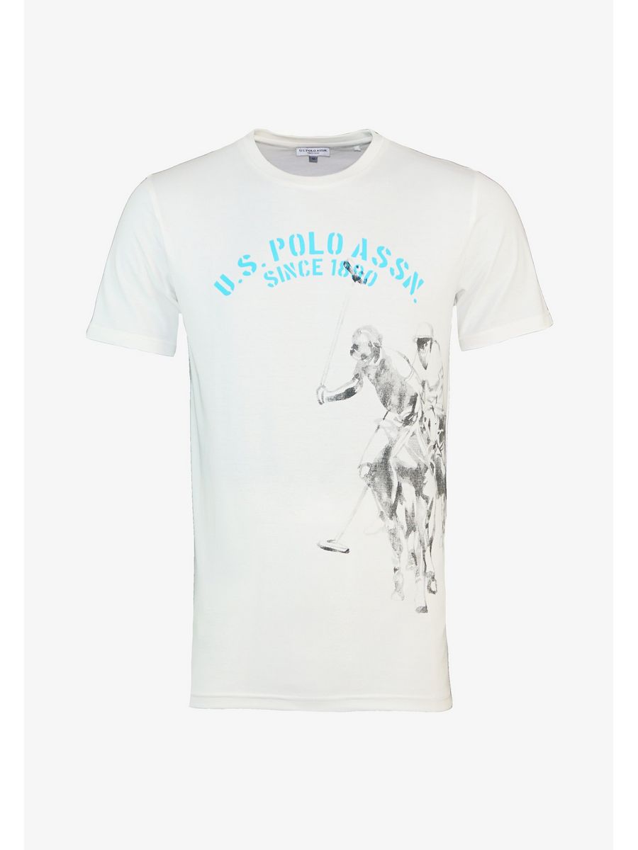 

Футболка мужская U.S. POLO Assn. US222O034 белая 2XL, Белый, US222O034