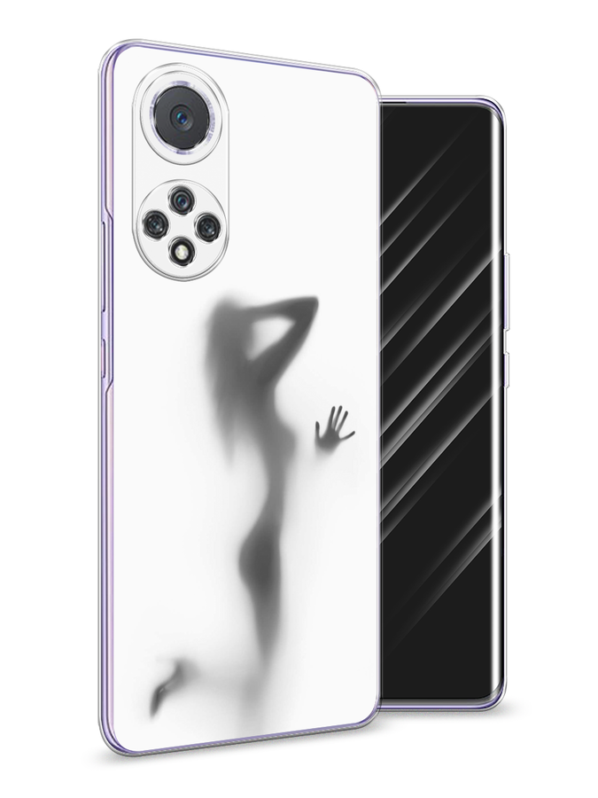 

Чехол Awog на Huawei Nova 9 "Стекло в душе", Белый;серый;черный, 6106150-7