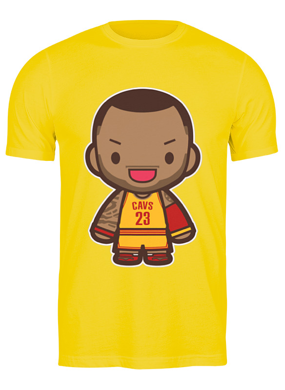 

Футболка мужская Printio Леброн джеймс (кливленд кавальерс) желтая 3XL, Желтый, Леброн джеймс (кливленд кавальерс)