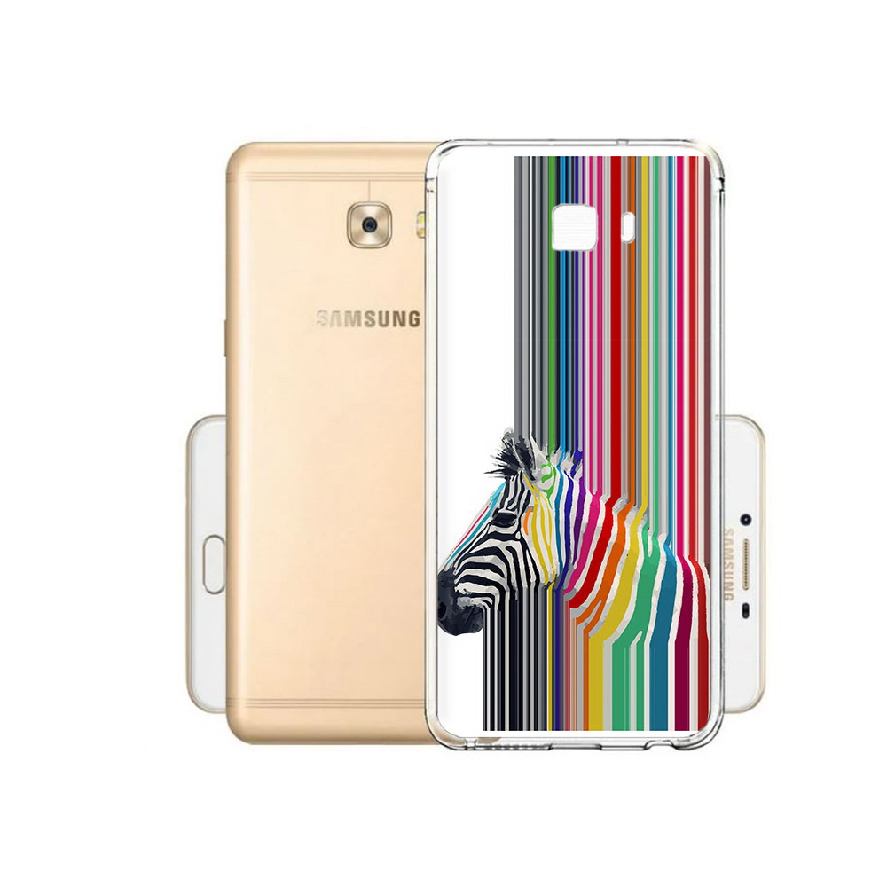 

Чехол MyPads Tocco для Samsung Galaxy C9 Pro радужная зебра, Прозрачный, Tocco