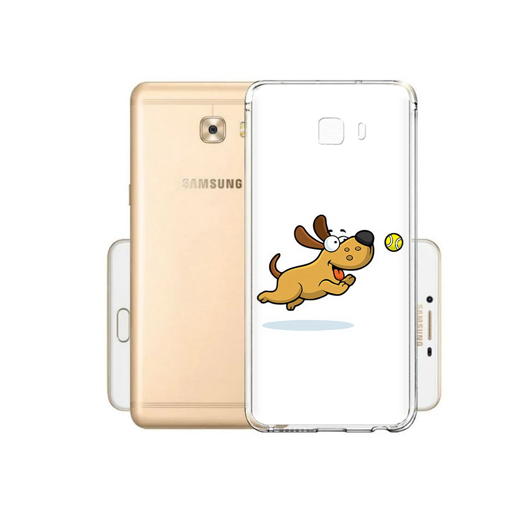 

Чехол MyPads Tocco для Samsung Galaxy C9 Pro пёсик, Прозрачный, Tocco