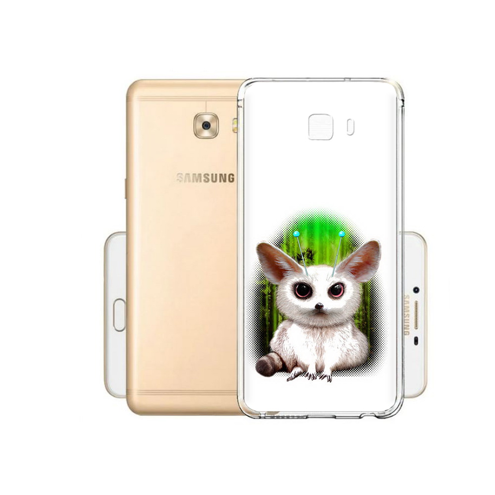 

Чехол MyPads Tocco для Samsung Galaxy C9 Pro пушистое животное, Прозрачный, Tocco