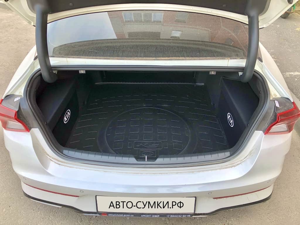 

Органайзеры в багажник Автостиль для Kia K5 2019 н.в. III Комплект, Черный