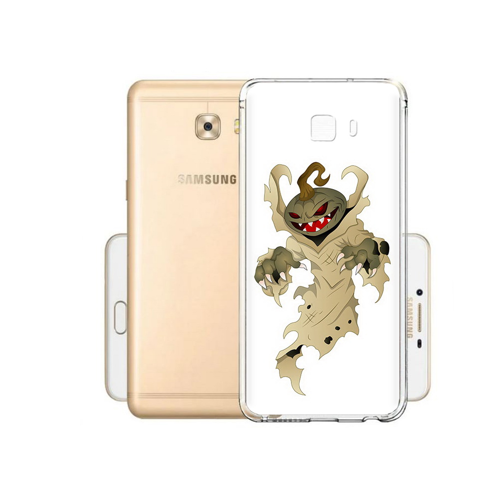 

Чехол MyPads Tocco для Samsung Galaxy C9 Pro призрак хэллоуина, Прозрачный, Tocco