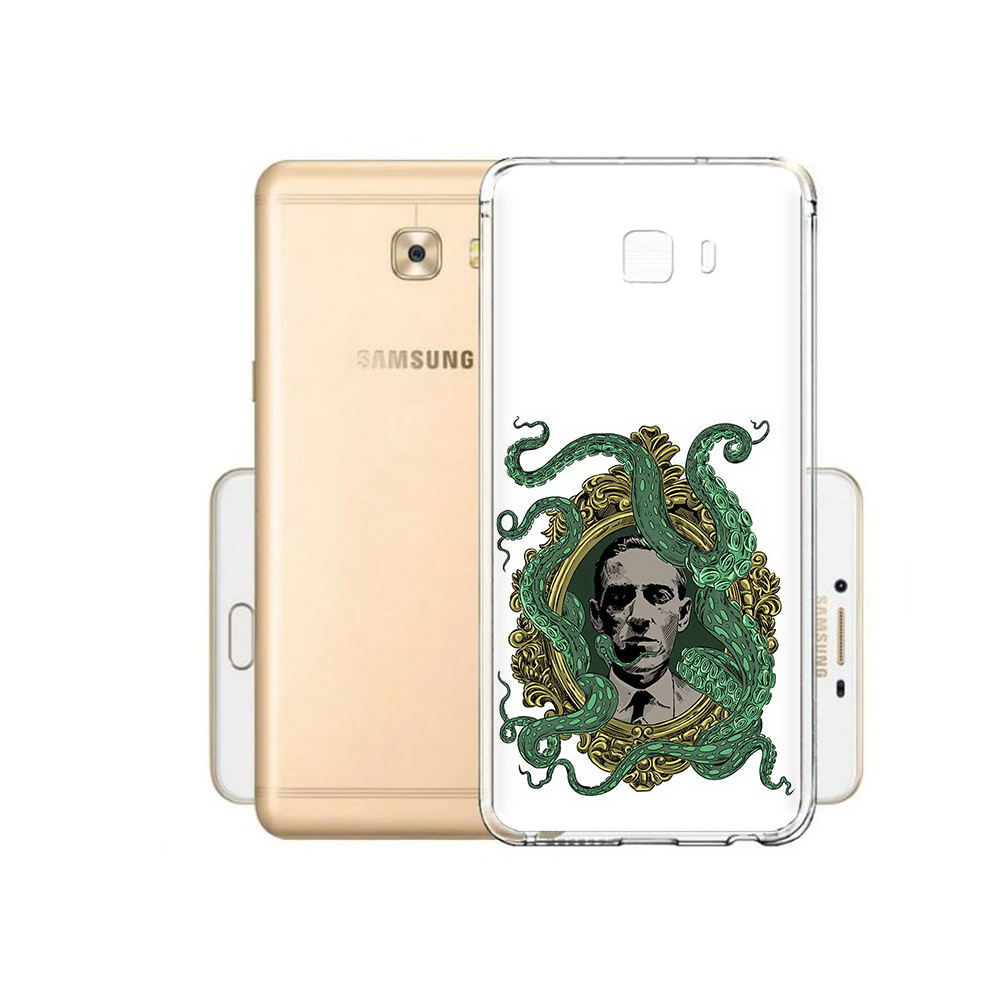 

Чехол MyPads Tocco для Samsung Galaxy C9 Pro портрет с кракеном, Прозрачный, Tocco