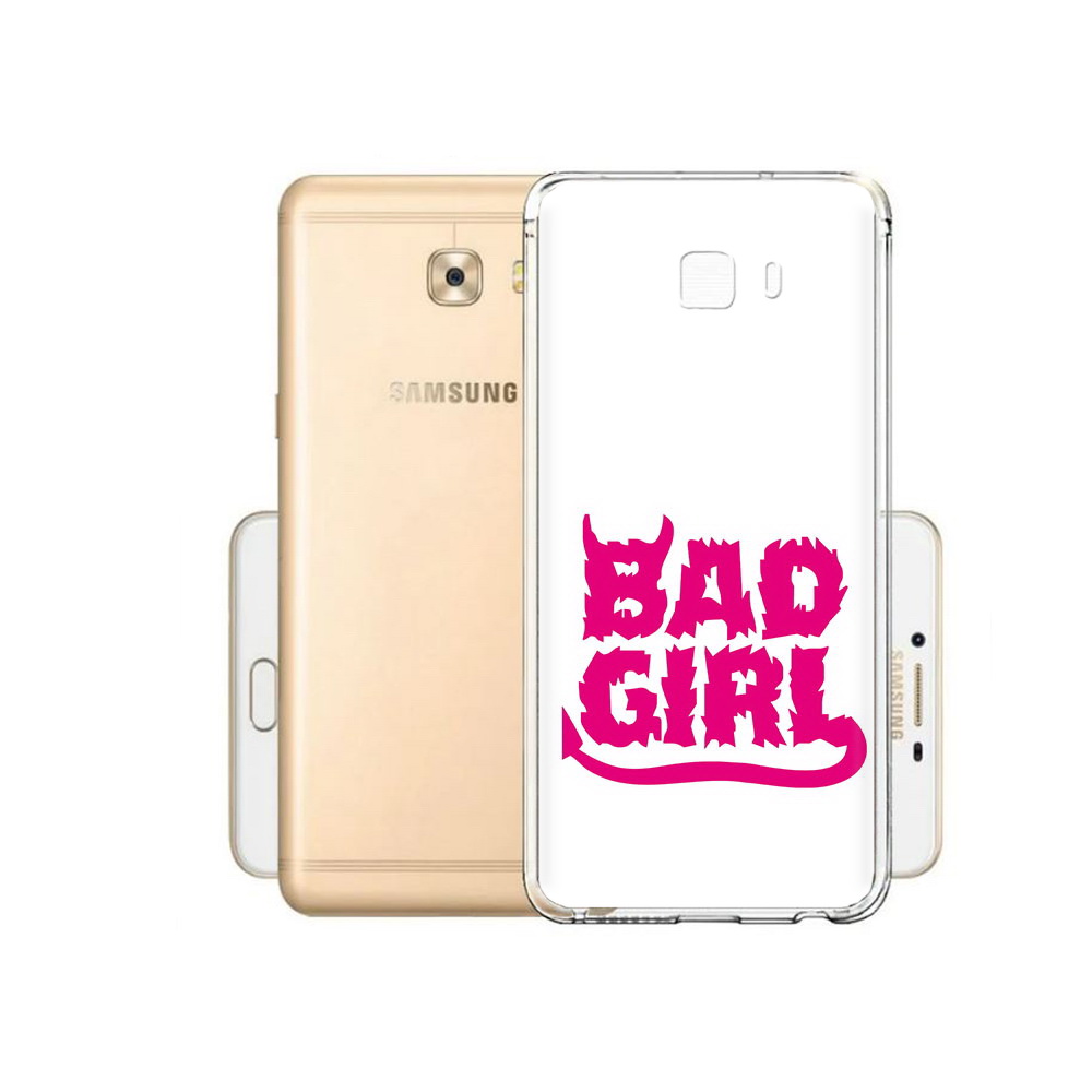 

Чехол MyPads Tocco для Samsung Galaxy C9 Pro плохая девочка, Прозрачный, Tocco