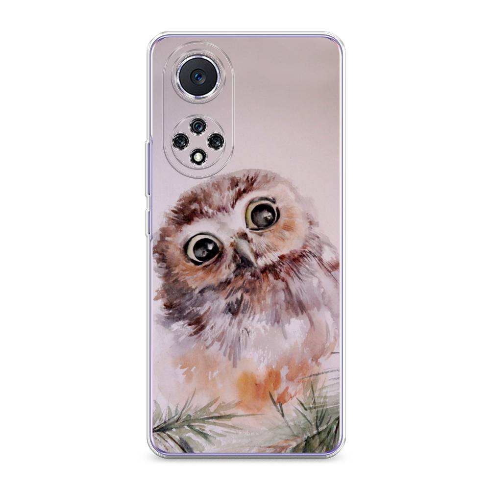фото Чехол awog "сова на розовом" для huawei nova 9