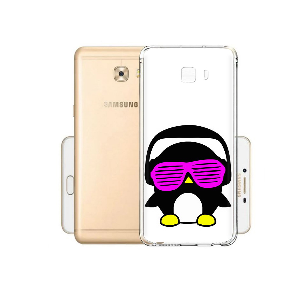 

Чехол MyPads Tocco для Samsung Galaxy C9 Pro пингвин, Прозрачный, Tocco
