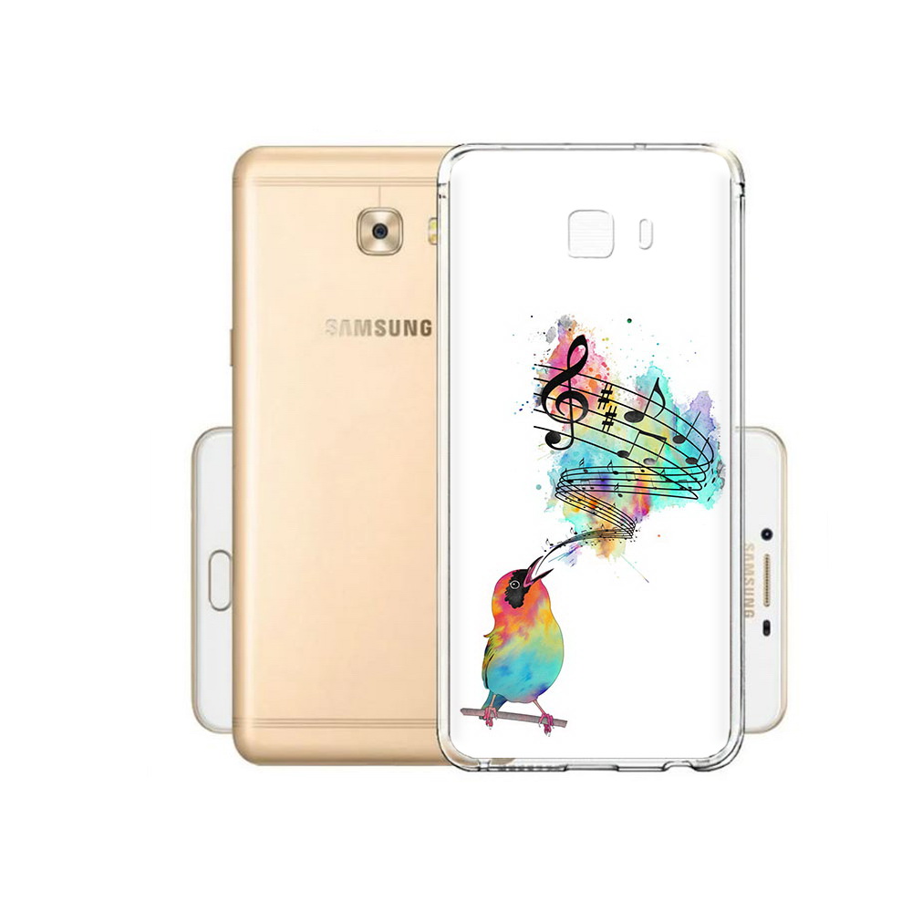 

Чехол MyPads Tocco для Samsung Galaxy C9 Pro певчая птичка, Прозрачный, Tocco