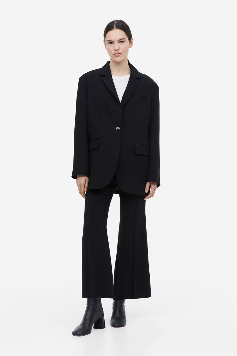 

Брюки женские H&M 1134129001 черные 36 (доставка из-за рубежа), 1134129001