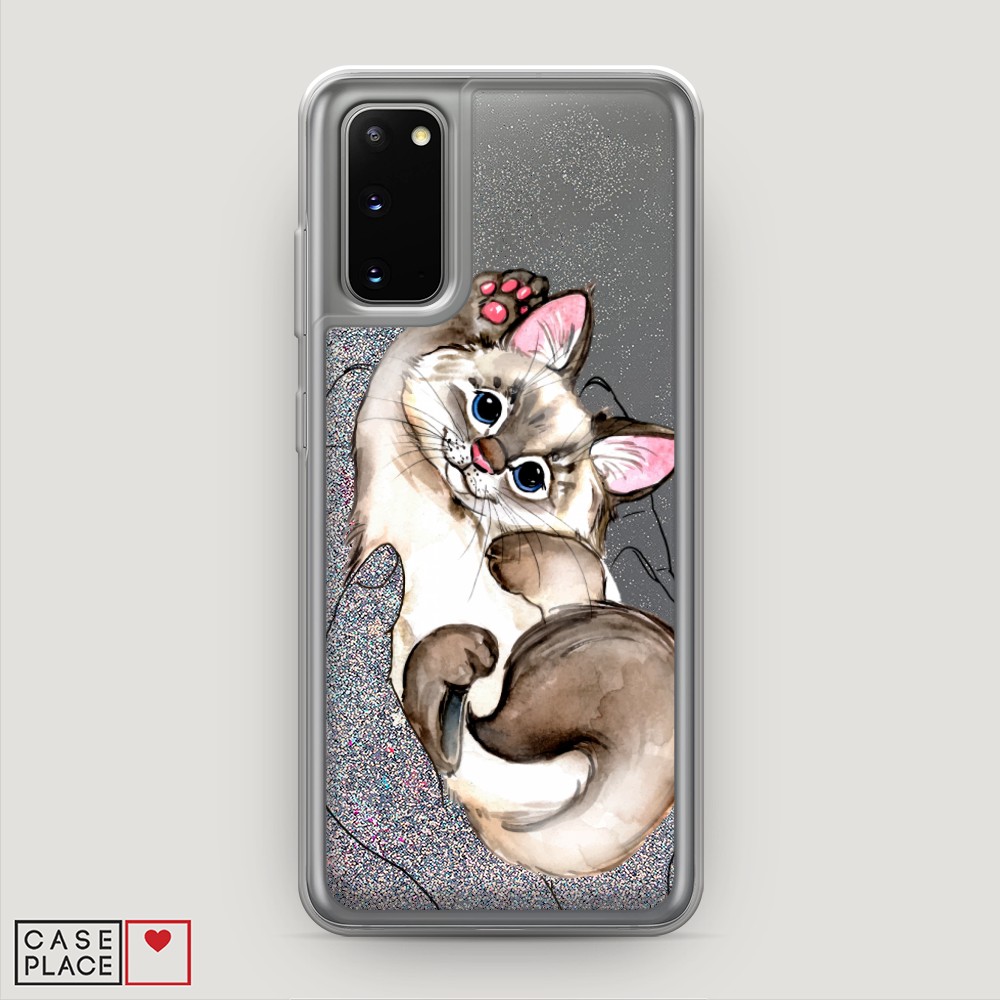 

Чехол Awog на Samsung Galaxy S20 "Котенок в ладошках", Разноцветный, 29291-1