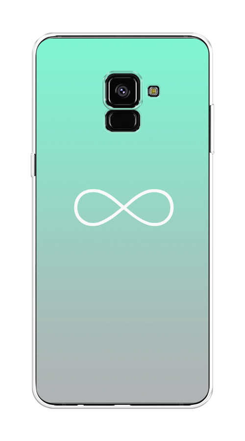 

Чехол Awog на Samsung Galaxy A8 + "Бесконечность от Тиффани", Голубой, 25550-4