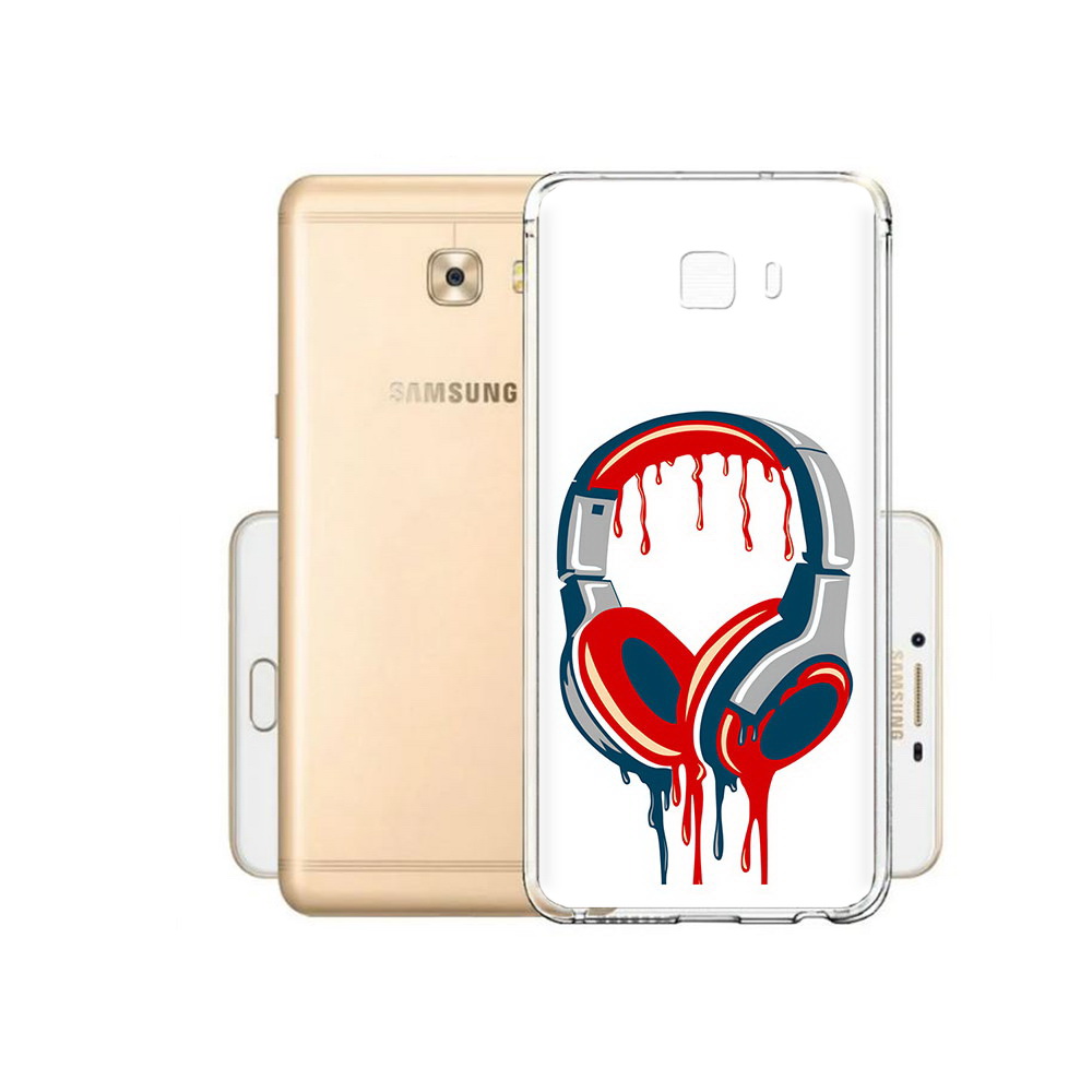 

Чехол MyPads Tocco для Samsung Galaxy C9 Pro не делай громко, Прозрачный, Tocco
