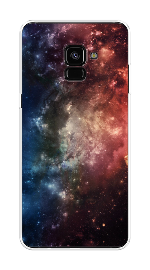 

Чехол Awog на Samsung Galaxy A8 + "Космос", Синий;бежевый;красный, 25550-4