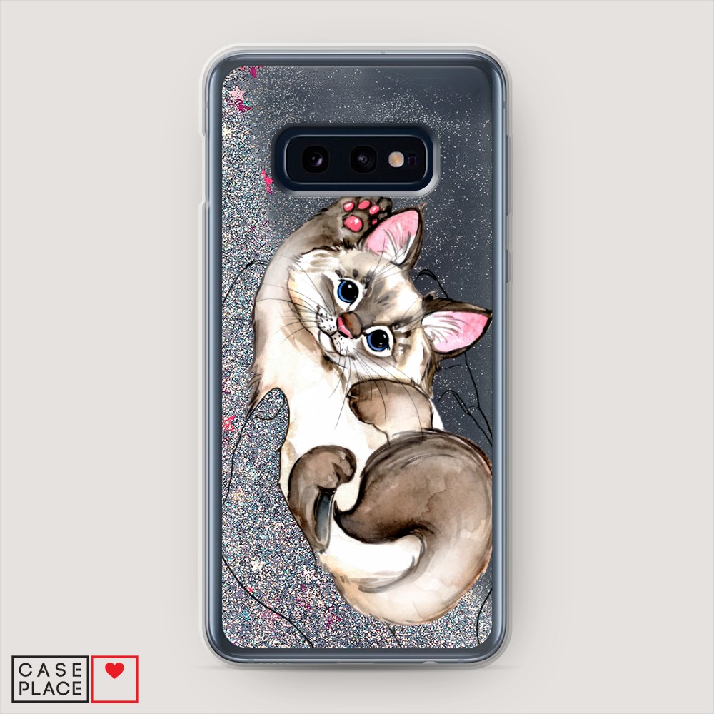 

Чехол Awog на Samsung Galaxy S10E "Котенок в ладошках", Разноцветный, 27291-1